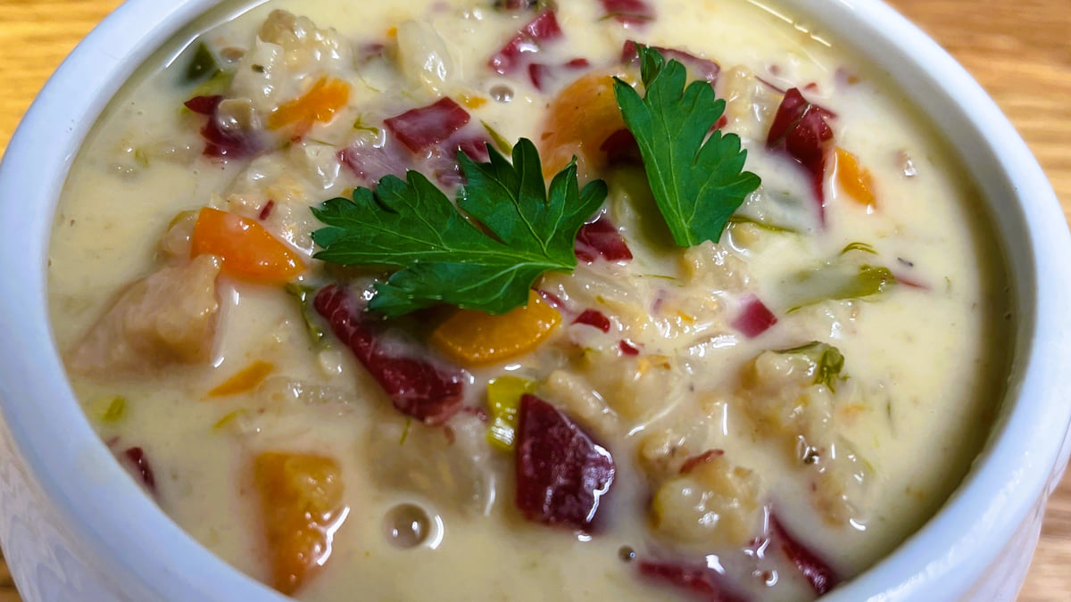Swiss Army Barley Soup