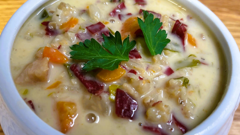 Swiss Army Barley Soup